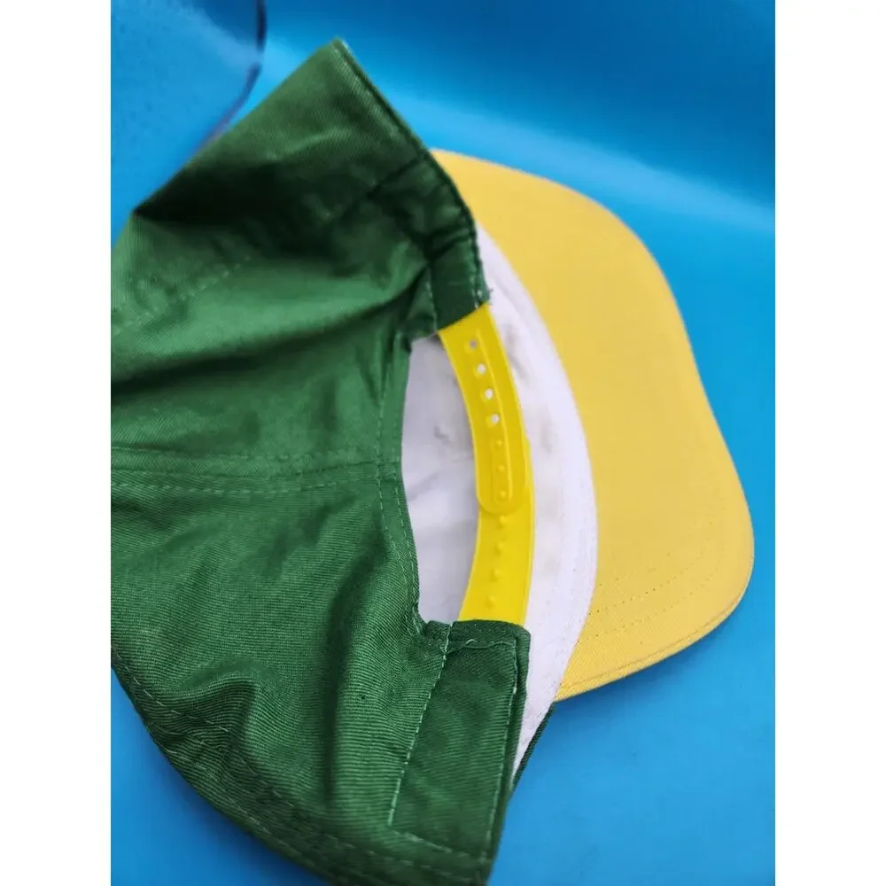 John Deere Hat Cap Snap Back Youth Boys Green Yellow Adjustable Logo
